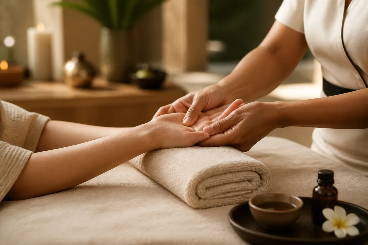 Массаж рук в Solo Spa в Шарм-эль-Шейхе