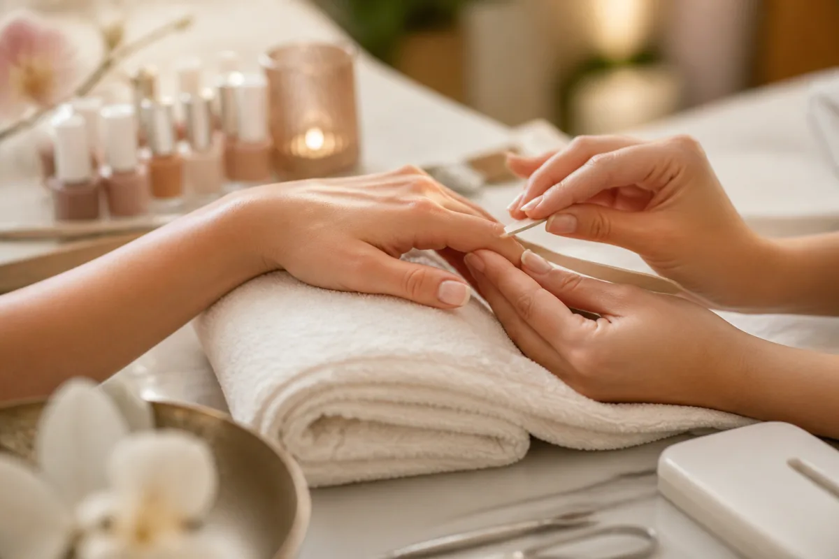 Manicure at Solo Spa in Sharm El Sheikh